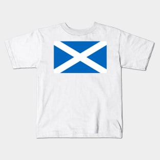 The Saltaire / St Andrew's Cross - Flag of Scotland Kids T-Shirt